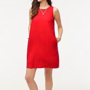 J. Crew Linen-blend Shift Dress